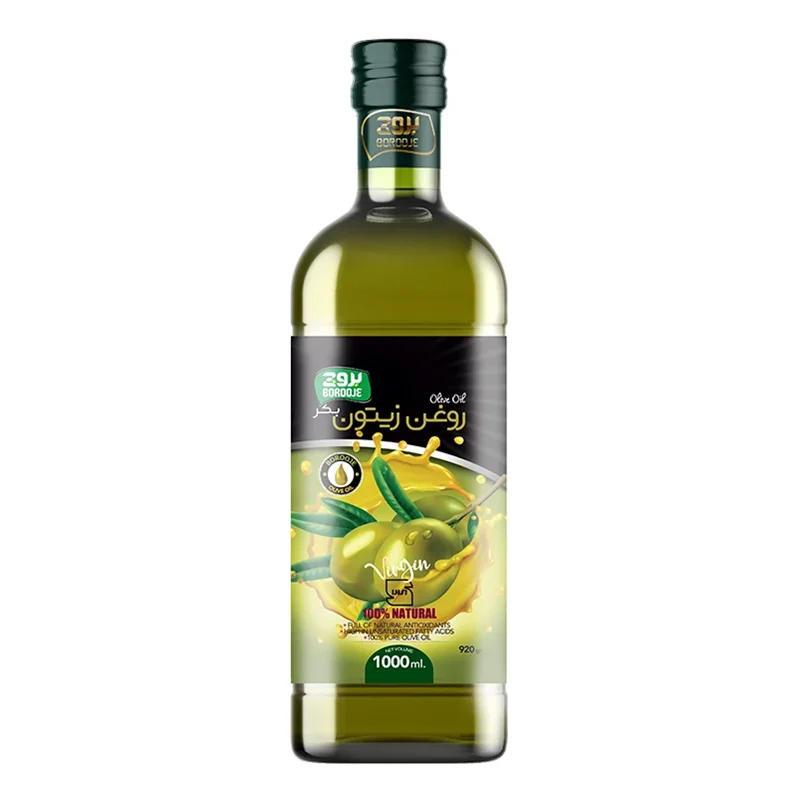 روغن زیتون بکر خالص بروج - 1000 میلی لیتر
